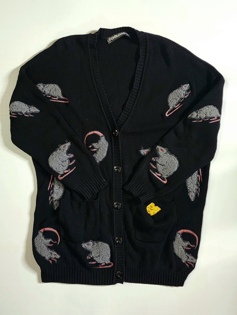 Limited **Sold Out** Foxblood Clothing Rat Cardigan